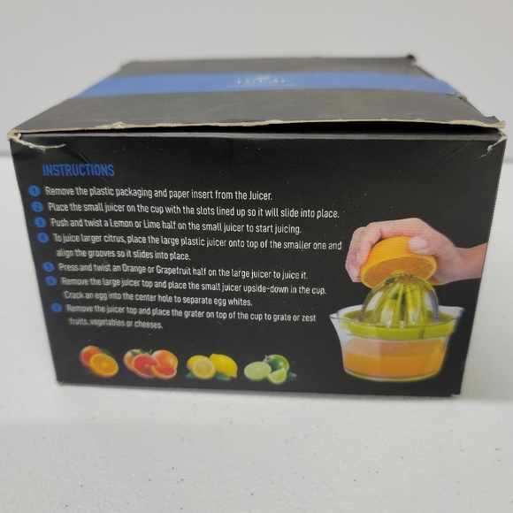 4 In 1 Multi-function Juicer Squeezer Manual Handheld Orange Lemon Juice Maker - Picture 3 of 6